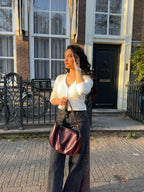 Leather Bag | ANA (Bordeaux Red)