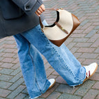 Classic Handbag | LIZ (Brown Beige)