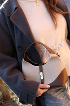 Classic Handbag | LIZ (Brown Beige)