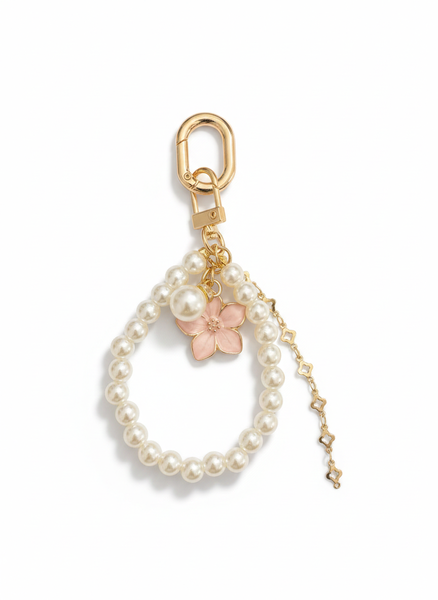 Flower Bag Charm