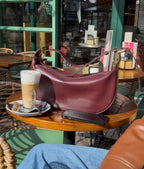 Leather Bag | ANA (Bordeaux Red)